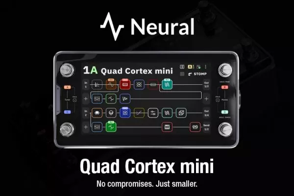 Quad Cortex mini. Looks Small. Plays Big.